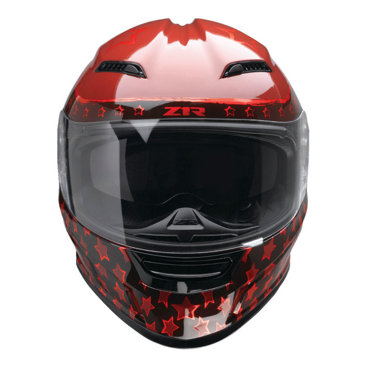 Z1R Jackal Patriot Full Face Helmet Red