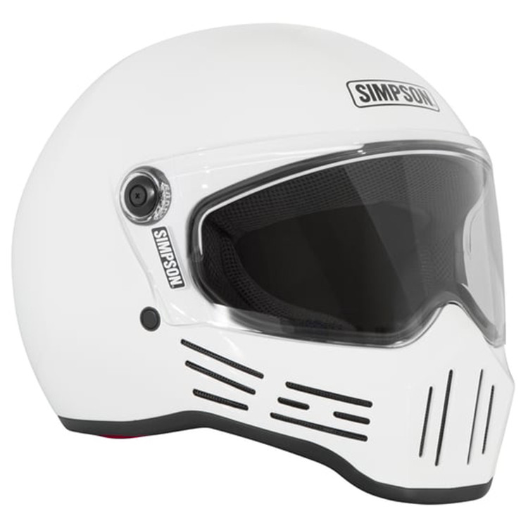 Simpson Helmets M30 Bandit Helmet White