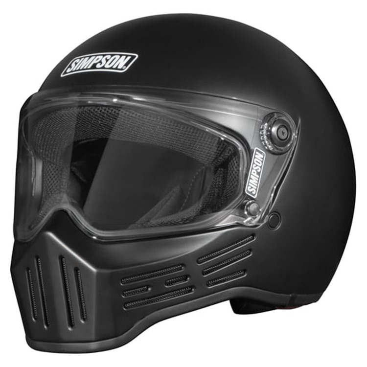 Simpson Helmets M30 Matte Black Bandit Helmet