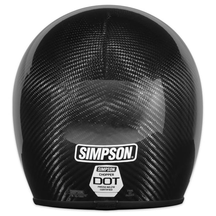 Simpson Helmets Carbon Fiber Chopper Helmet
