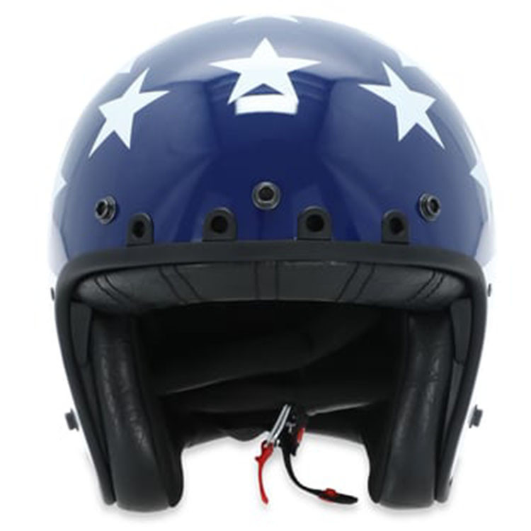 chopper style motorcycle helmets German Half Helmet Open Face DOT Cruiser Cap L Intermediate oval head skull shape Helmet Custom Candy Red Tapper