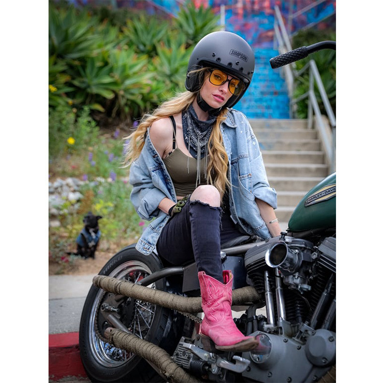 chopper motorcycle helmet German Half WWII Biker Style (DOT) American Legend Rider The Daytona Cruiser Lightning helmet is a 3/4 open face helmet that meets and exceeds D.O.T Chopper Helmet W-TEC Badachos |