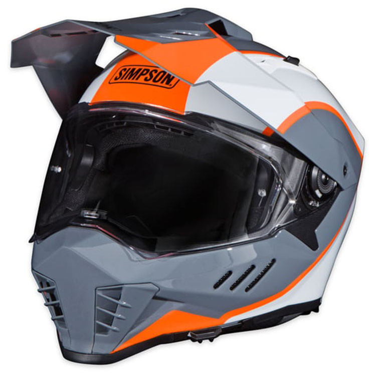Simpson Helmets BC Orange Xcursion Bandit Helmet