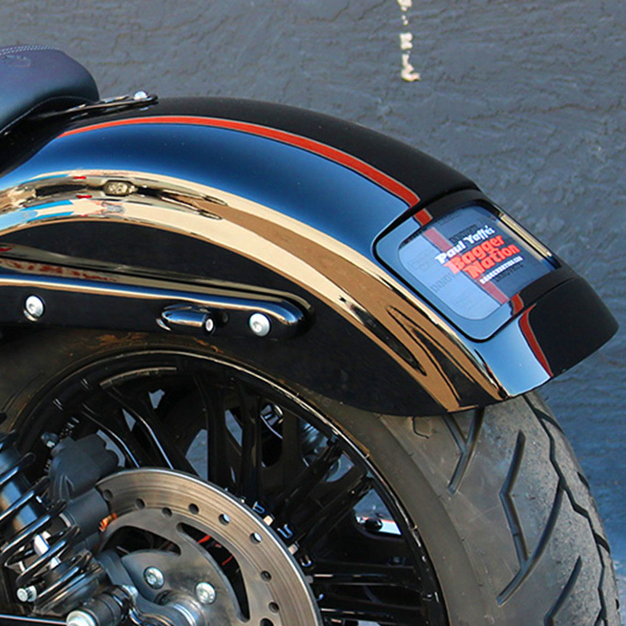 Paul Yaffe s Bagger Nation The Fix Fender Kit fits 11 22 Sportster