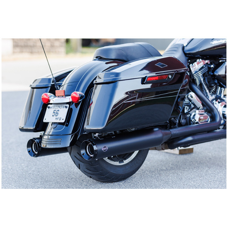 S S Cycle 4 1 2 GNX Slip On Mufflers fits 95 16 Harley Touring