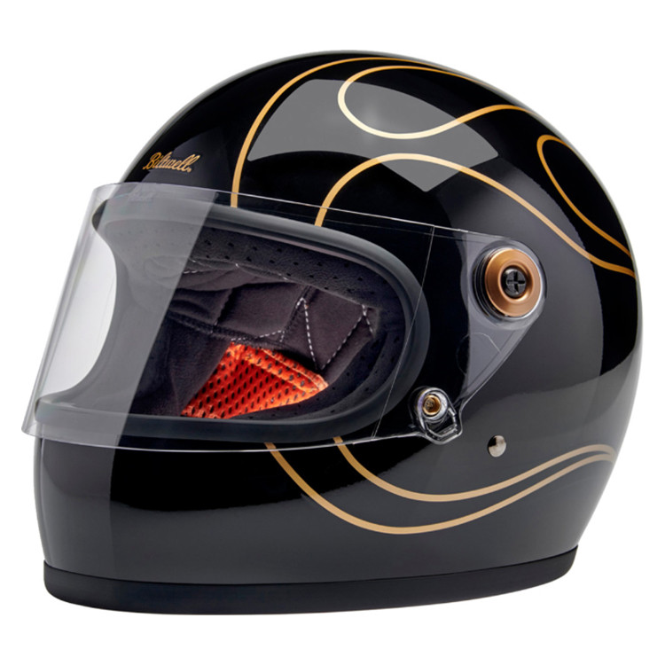 Biltwell Gringo S ECE R22.06 Helmet Black Flames