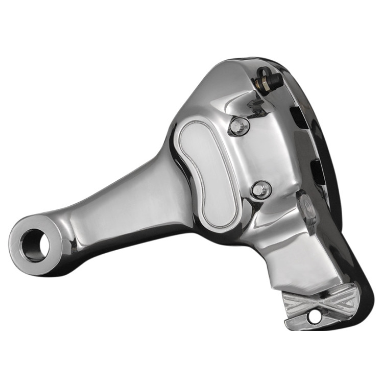 Drag Specialties - Chrome 4-Piston Rear Brake Caliper fits 