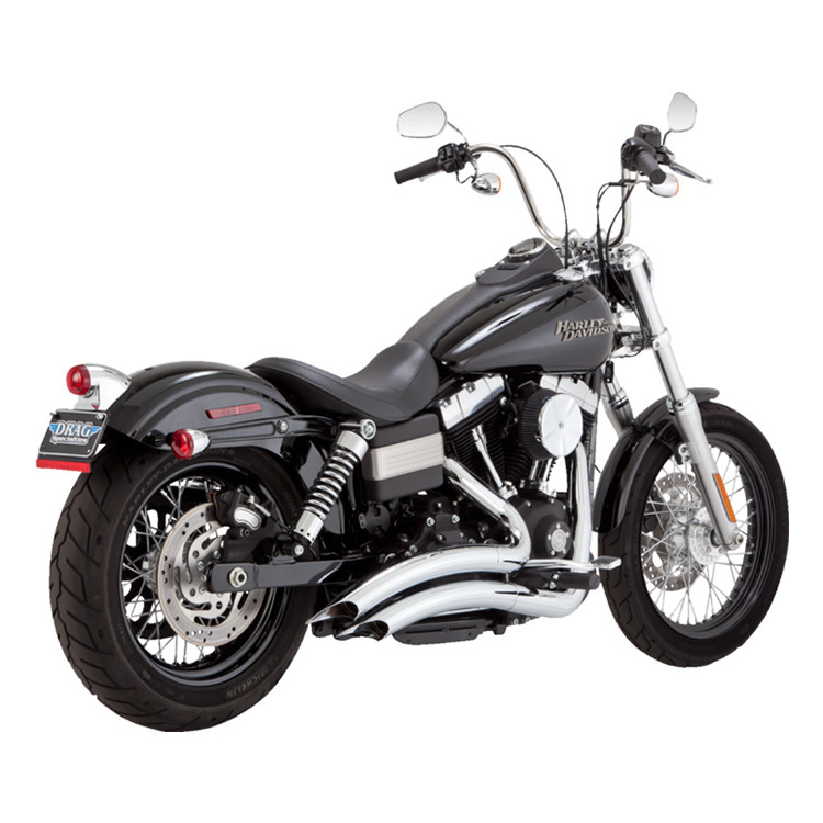Vance Hines 2 into 2 Big Radius Exhaust System fits 06 09 Dyna