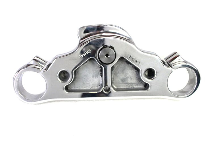 V-Twin Lower Triple Tree Chrome fits '08-'17 Dyna FXD/FXDB/FXDC