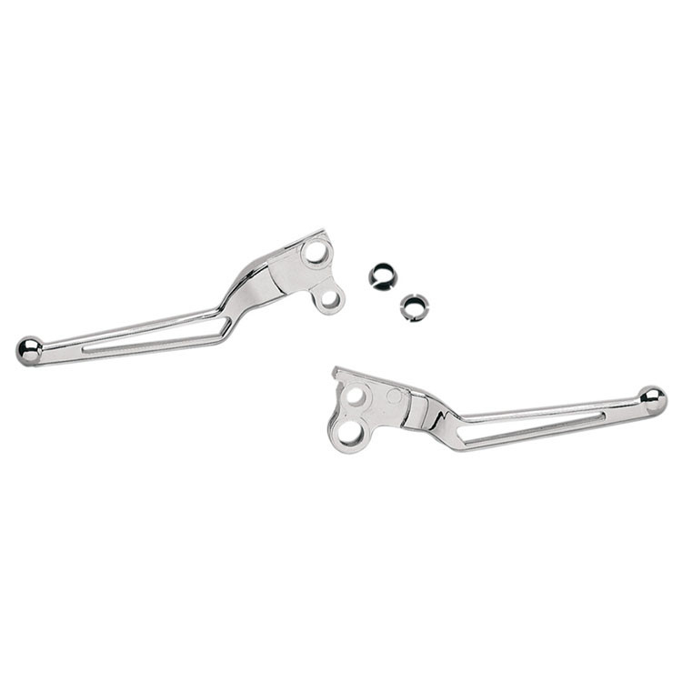 Drag Specialties Stealth Series Clutch/Brake Lever Set fits '86