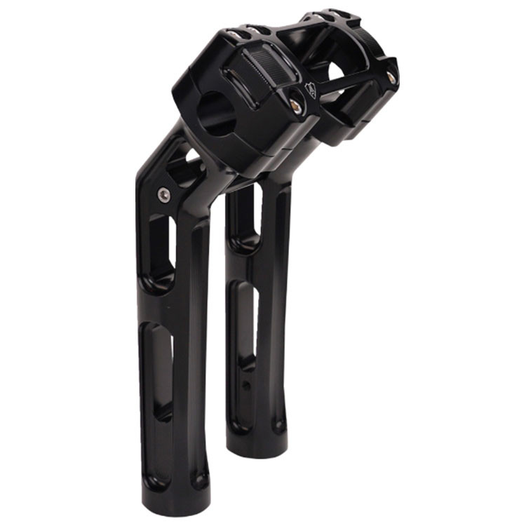 Arlen Ness - Method Kickback M8 Softail Gauge Cut-Out Risers - Black