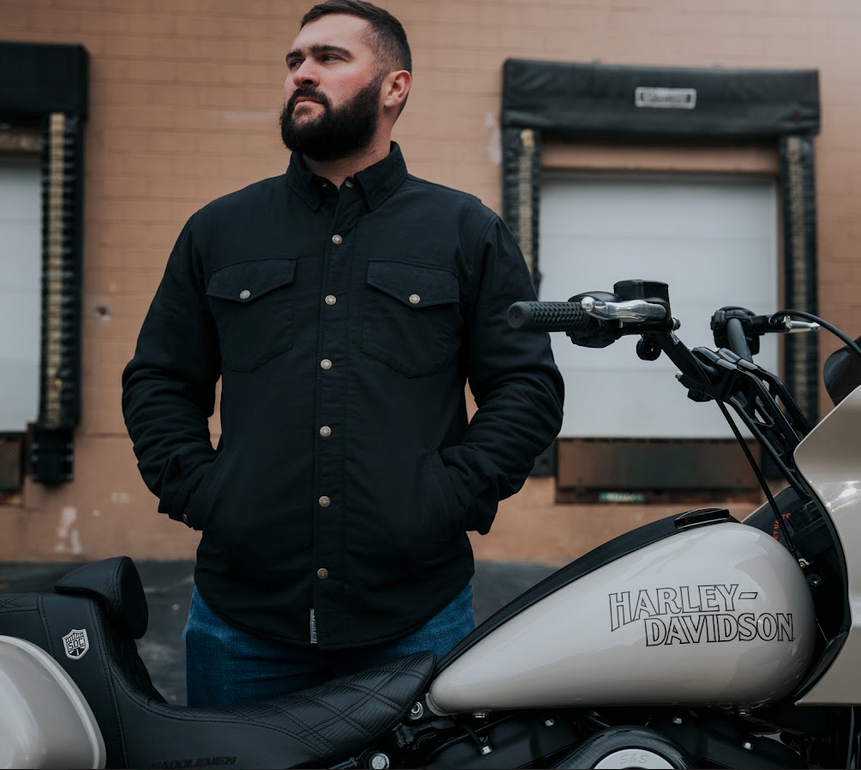 Protective Motorcycle Shirt Jacket – ARAMID Lined with CE Armour – Turbo Racegear Protective Motorcycle Shirt Jacket – ARAMID Lined with CE Armour – Turbo Racegear