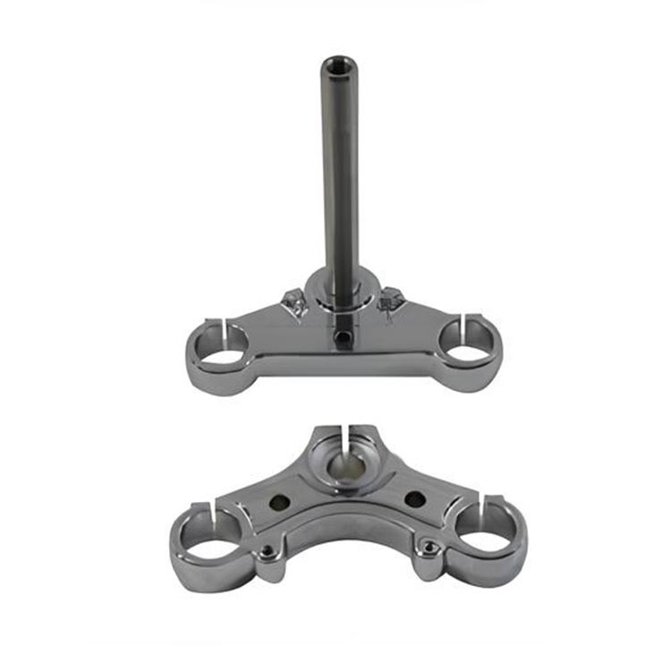 V-Twin - 39MM Chrome Replica Triple Tree Set fits '04-'13