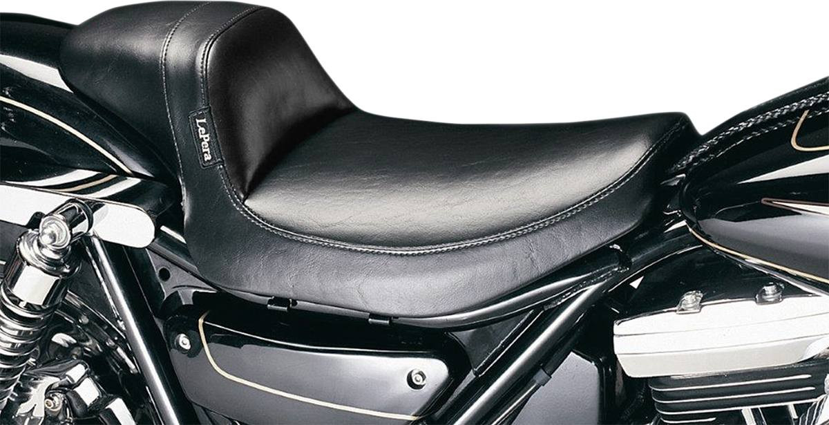 LePera シングルシート　黒 LePera Cobra Solo Seat - Smooth - Rigid Frame – Lowbrow Customs