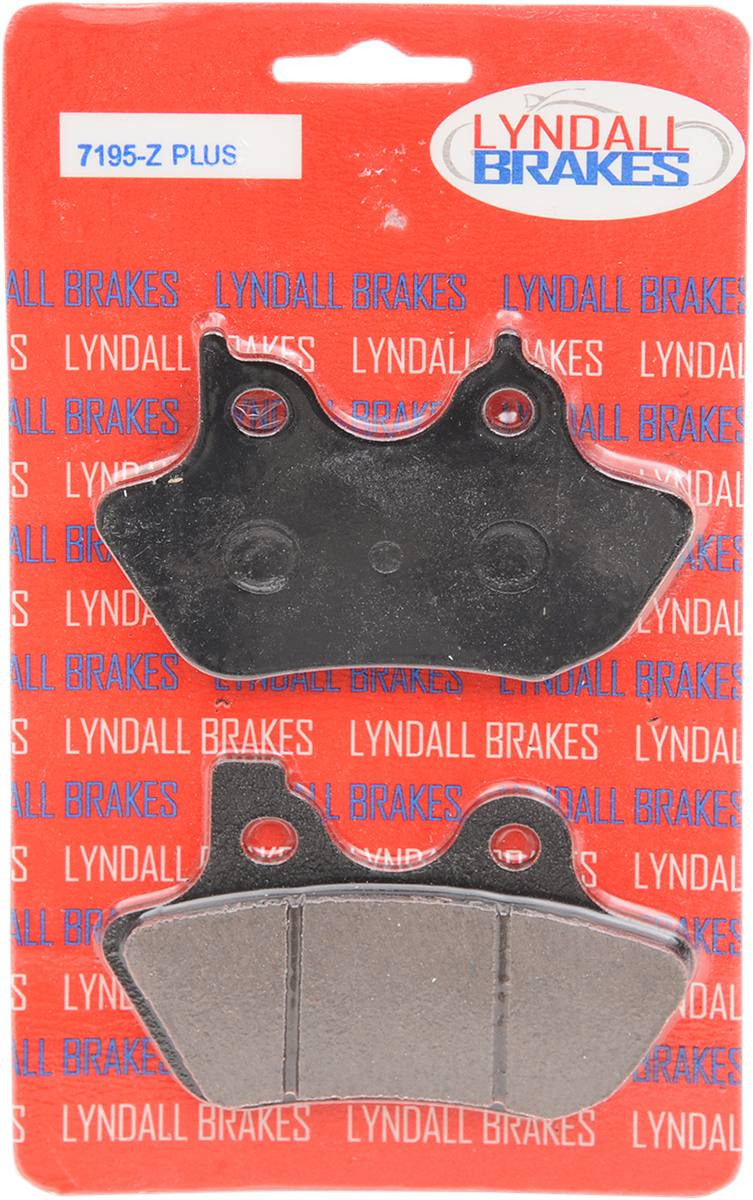 ハーレー ブレーキパット 7195-Z-PLUS Lyndall Racing Brakes Llc - 7195-Z+ - Z-Plus Brake Pads - Harley
