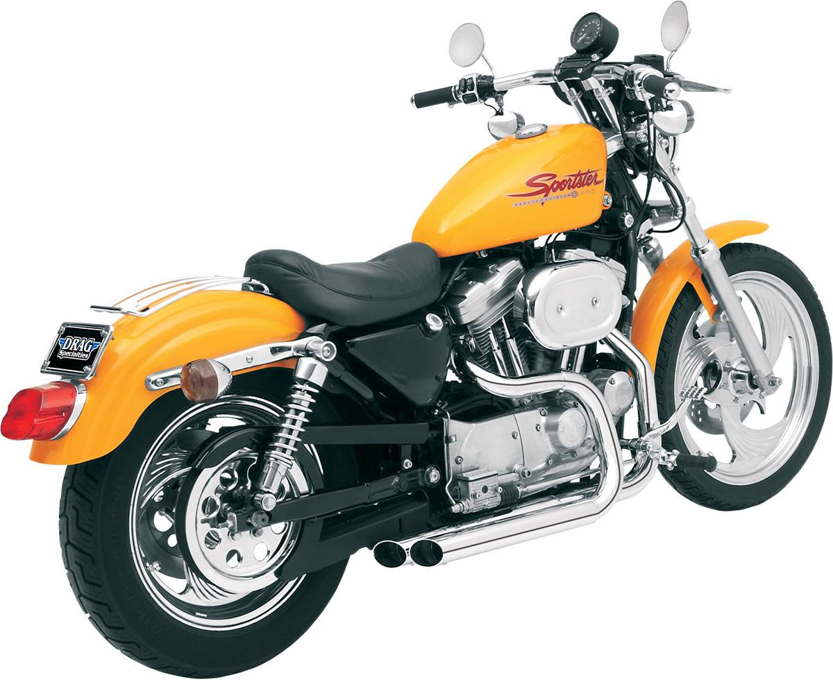 Bassani Xhaust - XL-325F - Pro Street Exhaust - Chrome - '86-'03 XL