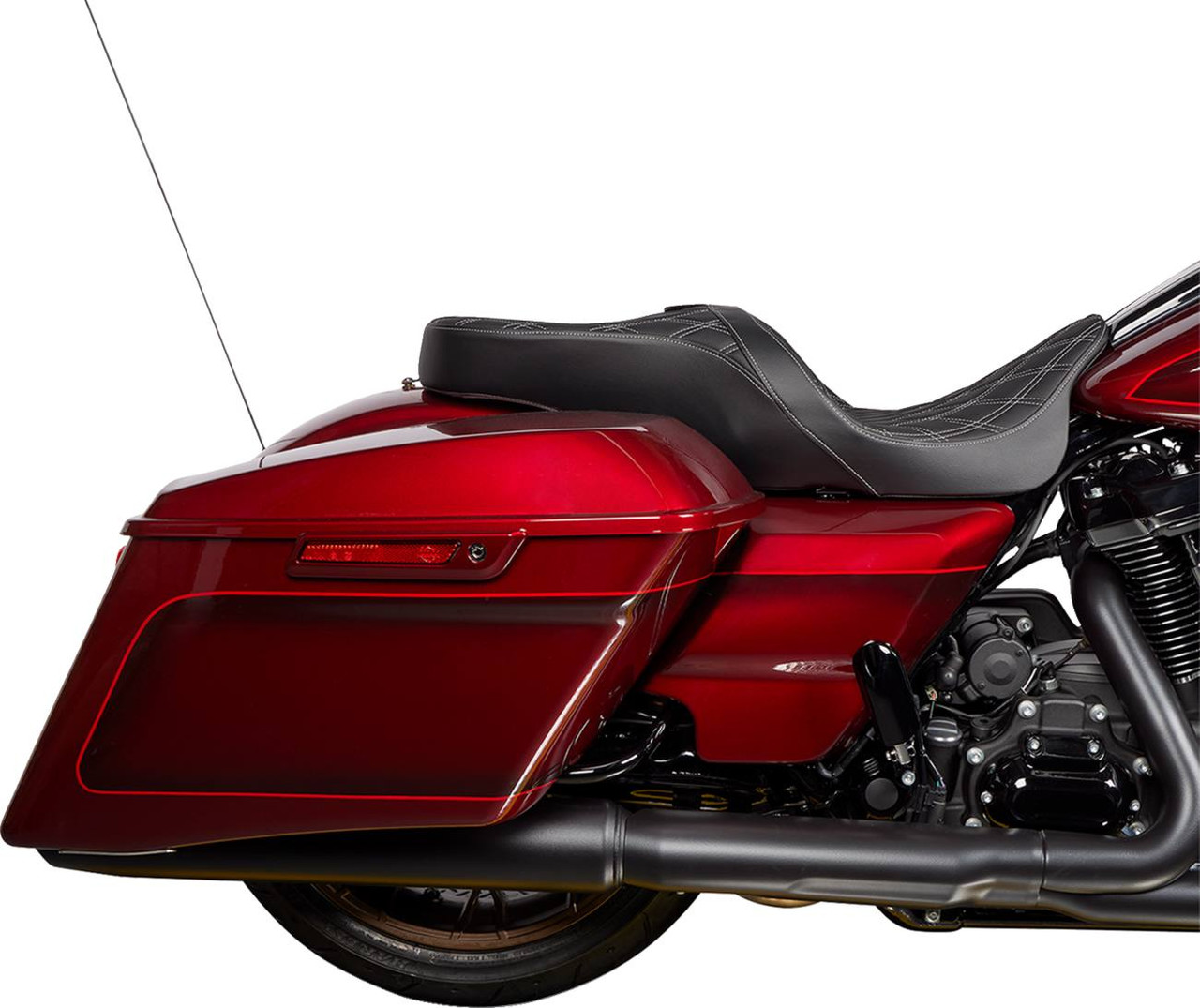 Drag Specialties Seats - Freedom Seat - Vinyl - Double Diamond