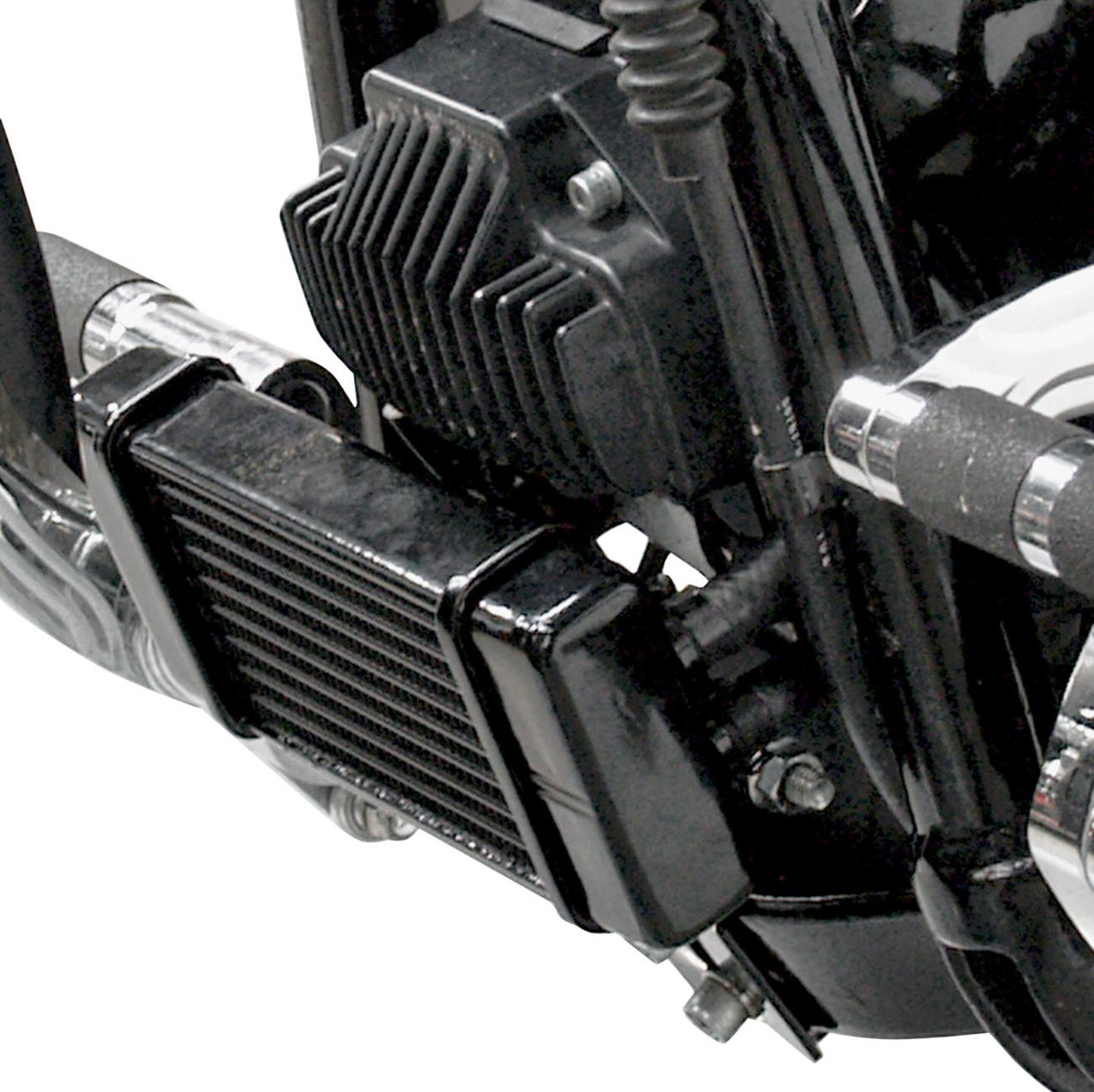 Jagg Oil Coolers - 750-2500-0323 - Oil Cooler Kit - Low Mount - Dyna
