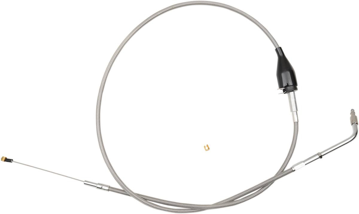 La Choppers - LA-8005ID16 - Stainless Braided Handlebar Idle Cable