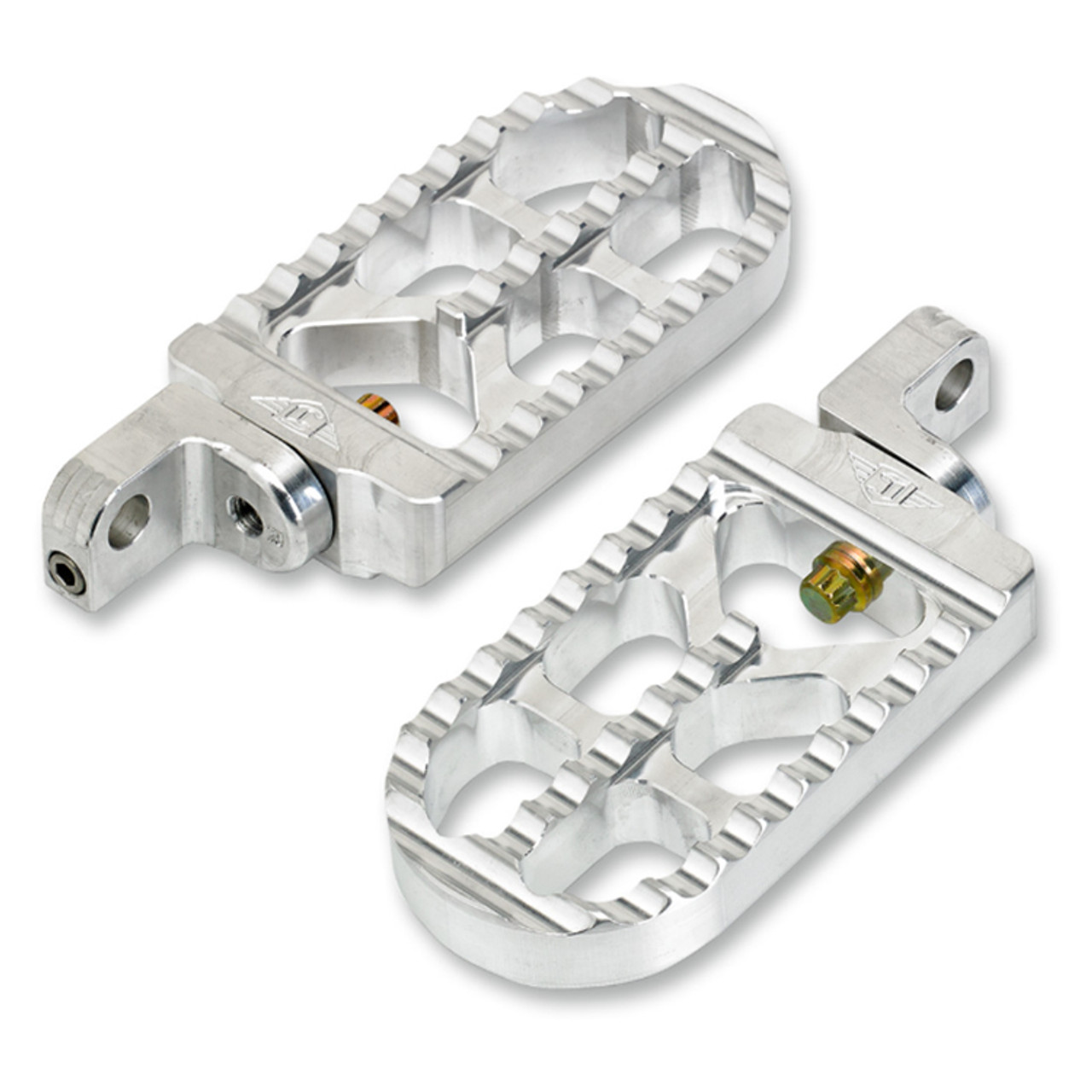 ✌️　JOKER D FULCRUM Joker Machine Serrated Long Foot Pegs for Harley - Get