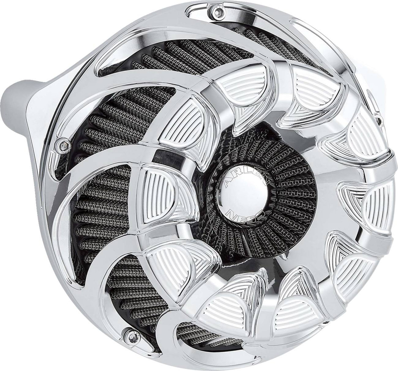 S*h様 Arlen Ness エアクリーナー FXSBブレイクアウト で使用 Arlen Ness Chrome Drift Inverted Series Air Cleaner Kit fits '24