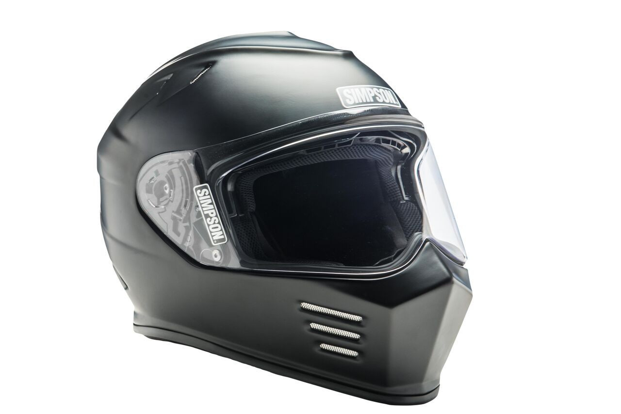 Simpson Helmets - Ghost Bandit DOT Approved Helmet - Matte Black