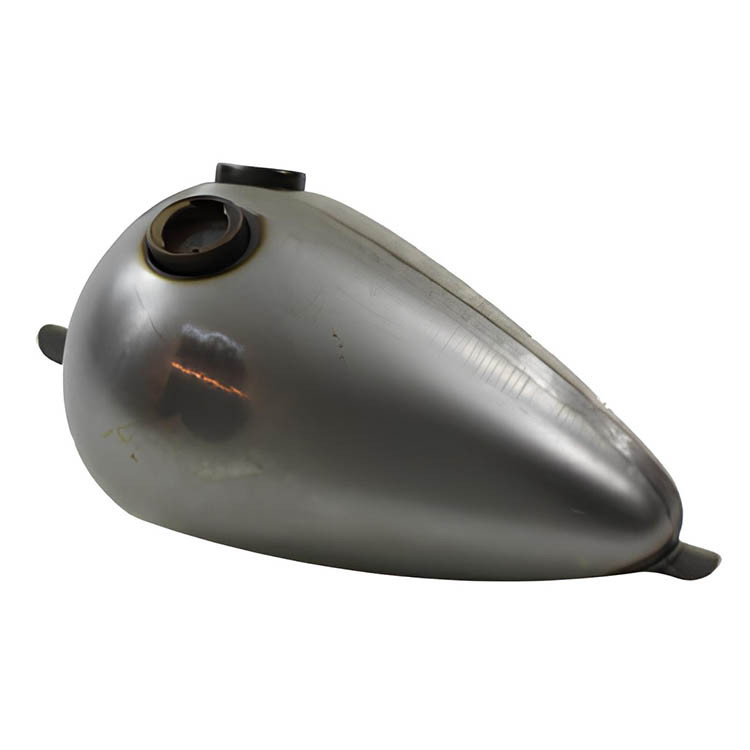 V-Twin Axed Alien Gas Tank - 2.2 Gallon - Dual Cap