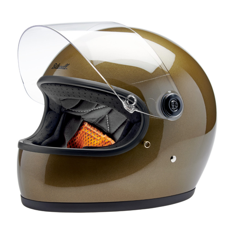 Biltwell Metallic Ugly Gold Gringo S Helmet