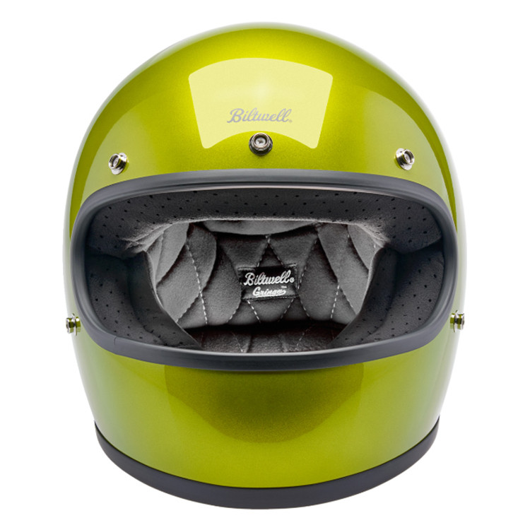 Biltwell Metallic Lime Gringo Helmet