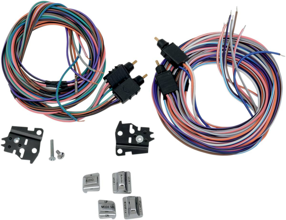 Drag Specialties - 06160126 - Handlebar Switch Kit - Radio/Cruise