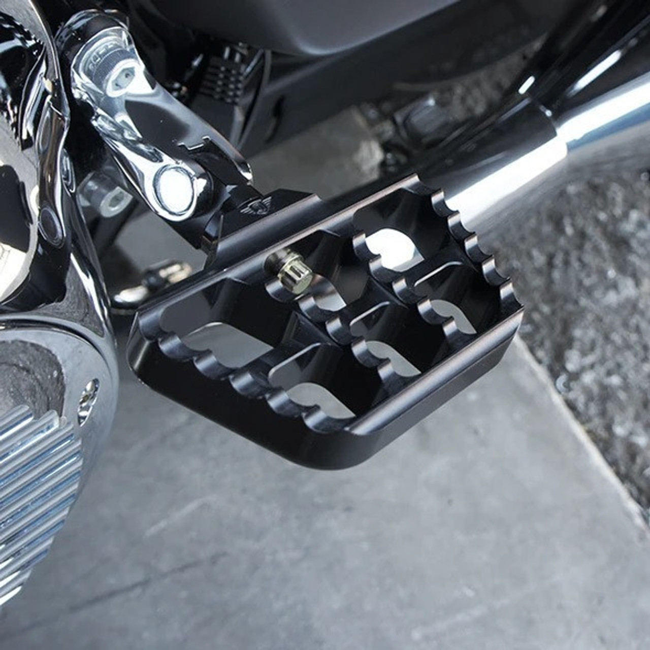 Joker Machine - Mini Serrated Floorboards - Black Anodized