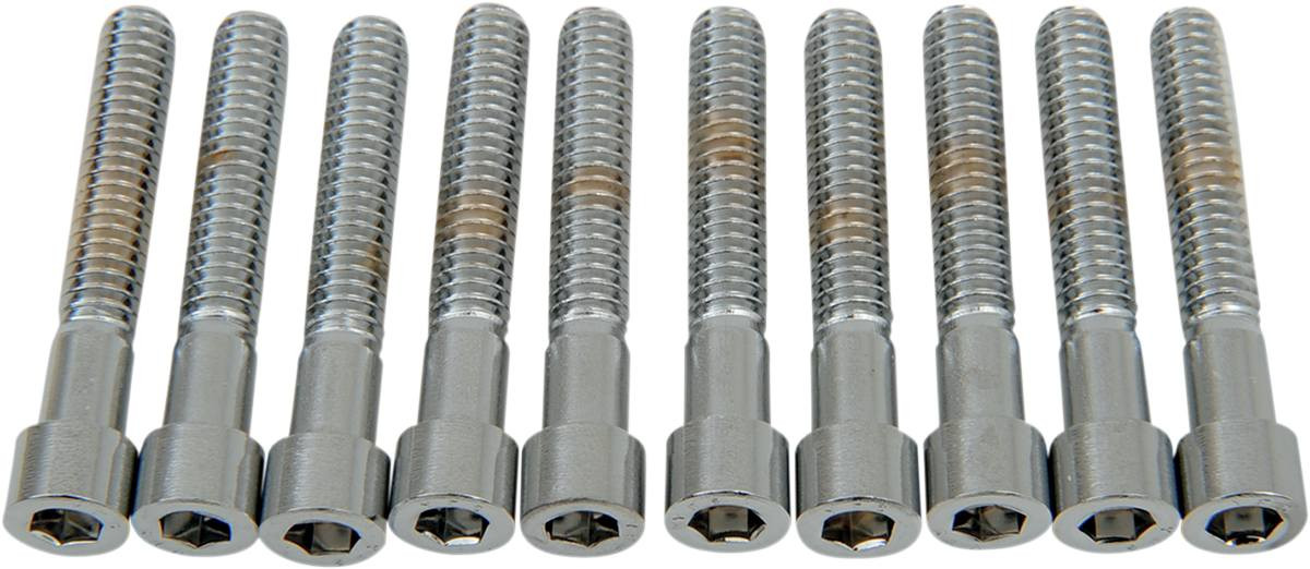 Drag Specialties - DS190539S - Bolts - Socket-Head - Smooth - 1/4