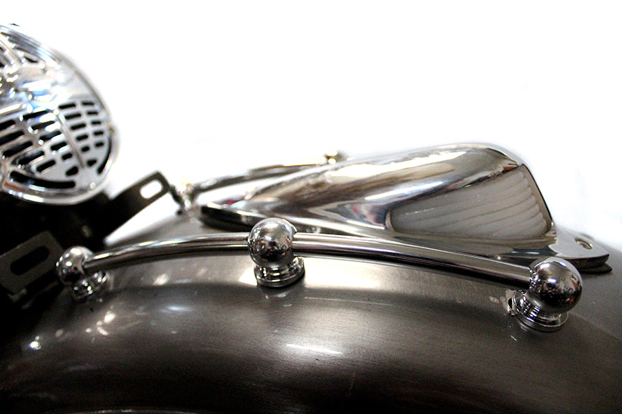 V-Twin - 50-1084 - Chrome Front Fender Rail Trim Kit