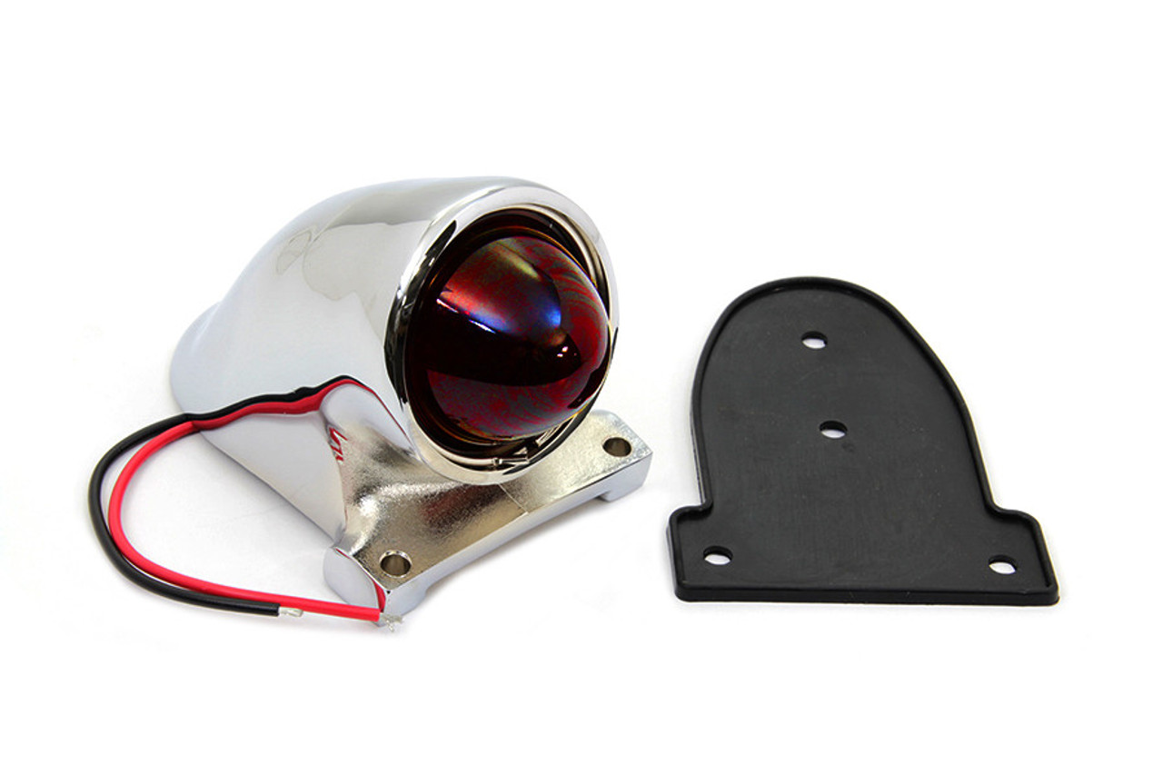 V-Twin - PK Style Tail Light - Chrome