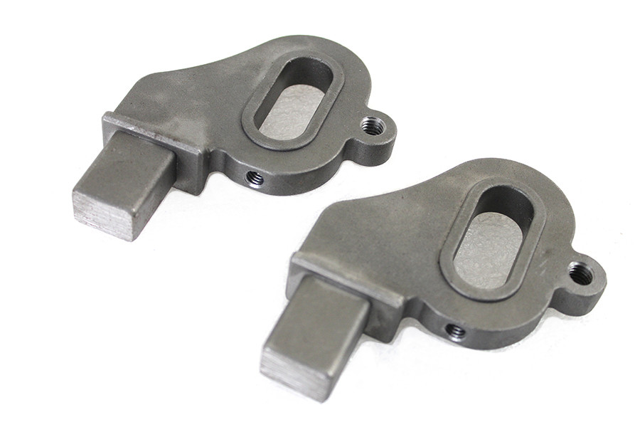 V-Twin - 51-1322 - Lowered Rear Axle Plate Set Raw