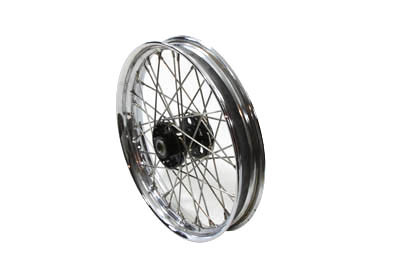 V-Twin - 52-0886 - 18 inch x 2.15 inch Replica Spoke Wheel - Fits
