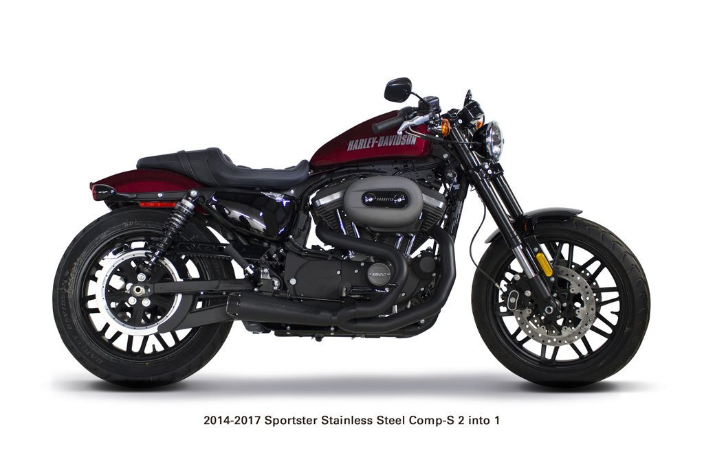 Two Brothers Racing - 2-into-1 Comp-S Exhaust - fits '14-'18 XL