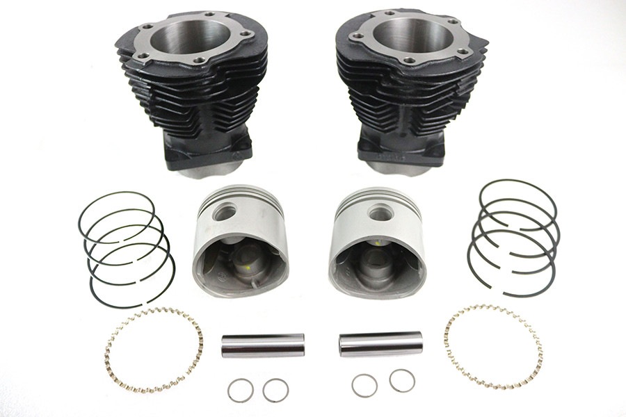 バイクパーツ一式　まとめ売り YAMAHA TWINCAM4-VALVES他 V-Twin - 11-1570 - Replica 74 inch Knucklehead Cylinder Kit Black