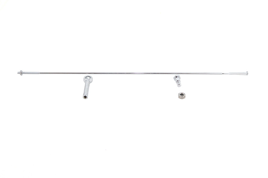 V-Twin - 18-0884 - Foot Clutch Rod Kit Chrome - Fits 1941-1964