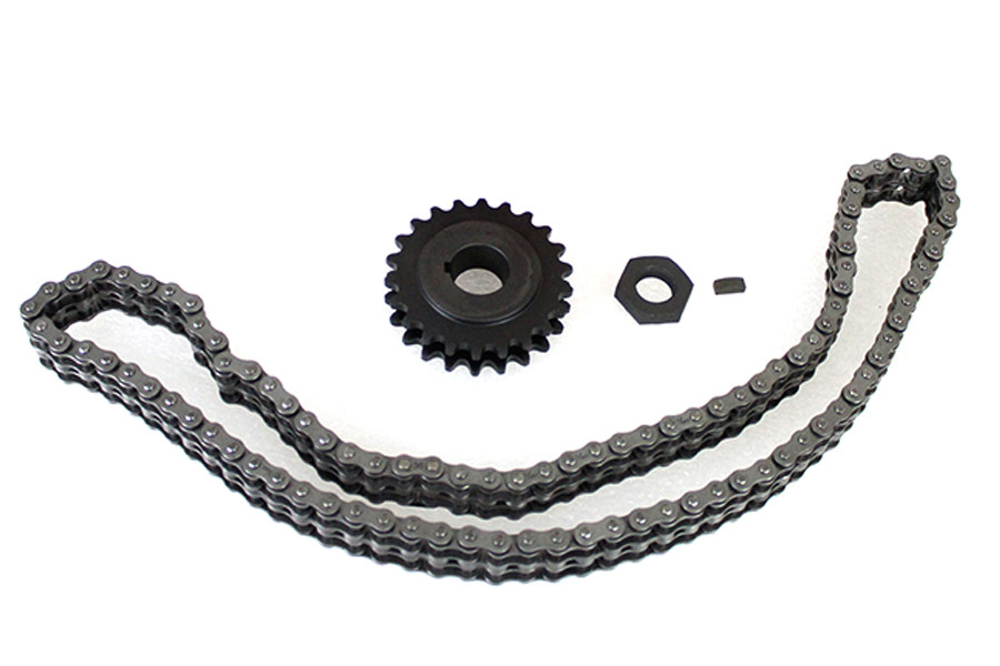 V-Twin - 19-0359 - 45 inch G Sprocket and Chain Kit 22 Tooth