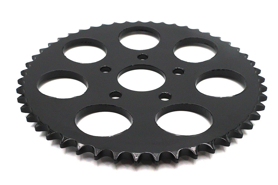 V-Twin - 19-0685 - Rear Sprocket Gloss Black 49 Tooth - Fits 1979