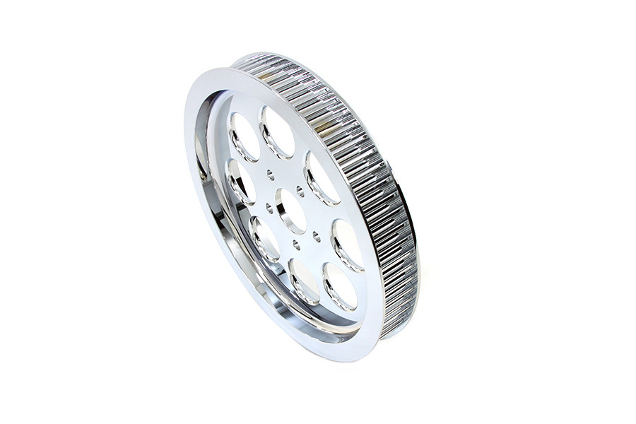 V-Twin - 20-0498 - Rear Drive Pulley 70 Tooth Chrome