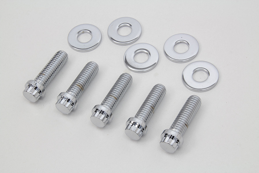 DRAG SPECIALTIES Rear Pulley Hex Bolt with Nut Hardware DRAG SPECIALTIES Rear Pulley Hex Bolt with Nut Hardware
