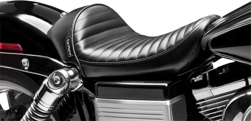 Le Pera - Stubs Cafe Seat - fits '06-'17 Harley FLD/FXD/FXDWG