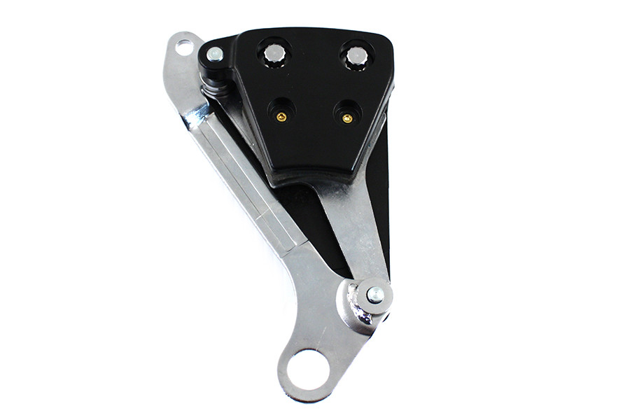 V-Twin - 23-1730 - Black Front Caliper with Bracket and Brake Pads