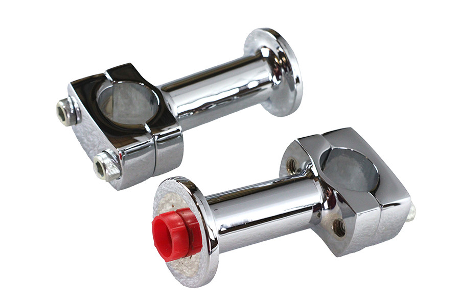 V-Twin - 25-2200 - 3 inch Post Riser Set Chrome