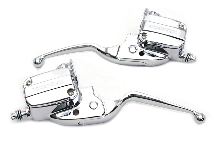 V-Twin - 26-0455 - Handlebar Control Kit Chrome with Hydraulic