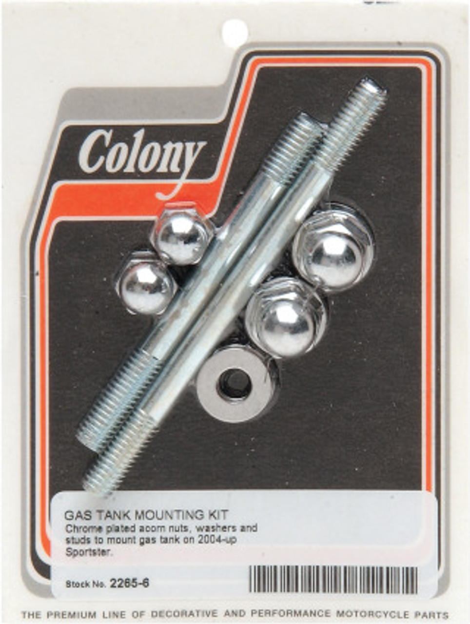 Colony - Gas Tank Mounting Hardware Kits - fits Harley Models