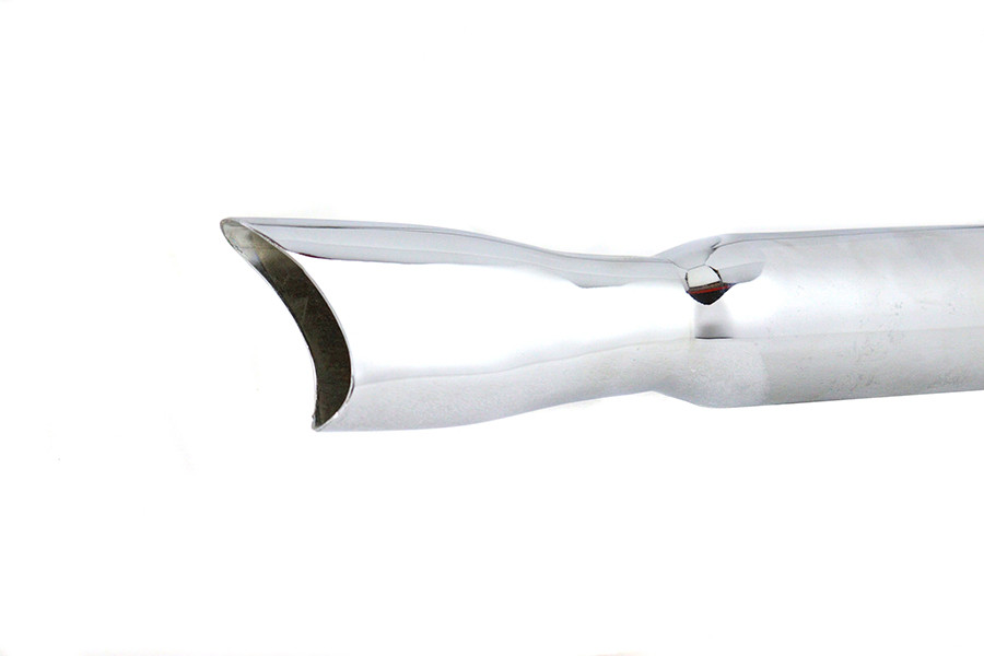 V-Twin - 30-1877 - Mini Fishtail Muffler Set Chrome