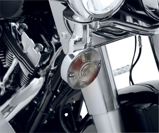 Drag Specialties - Smoked Turn Signal Lens Kit OEM #69308-02